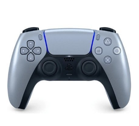 Controle Sony PlayStation DualSense CFI-ZCT1W Controle Sem Fio Sterling Silver Cor Cinza PS5