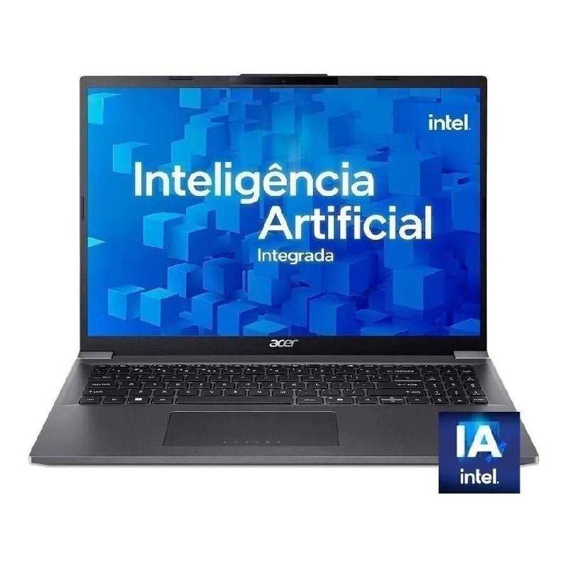 Notebook Acer A16-71m-55h0 Core Ultra 5 512 Ssd Wuxga Cinza/aço