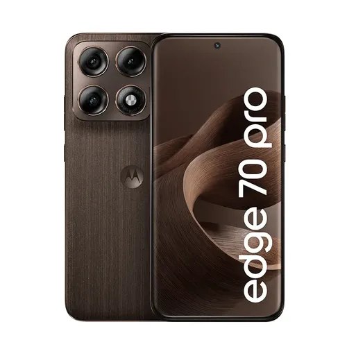Motorola Edge 70 Pro 5G - 256GB 12GB RAM - 4 Câmeras 50MP - Madeira