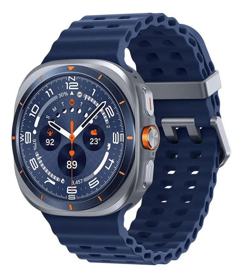 Samsung Galaxy Watch Ultra 2025 Smartwatch 47mm Lte, Galaxy Ai, Titânio Aeroespacial Titânio Azul