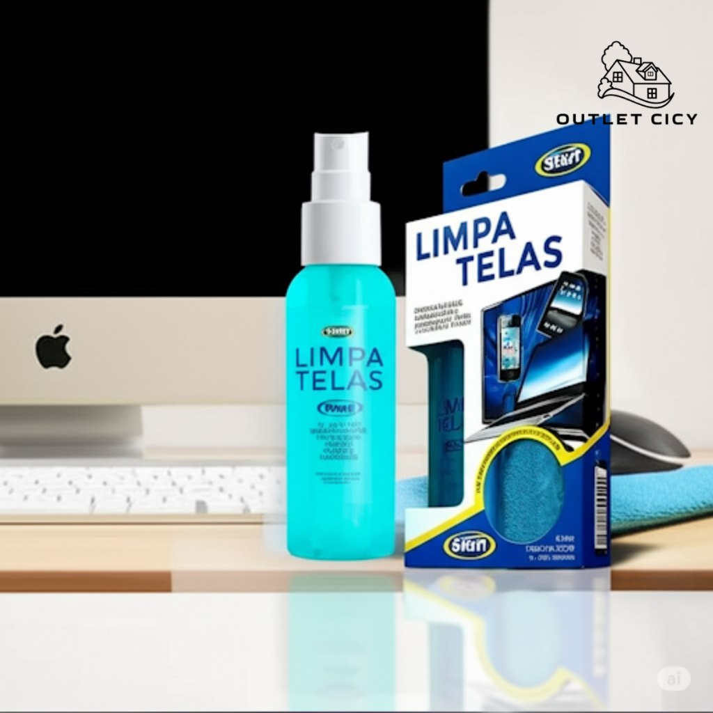 Limpa Telas 120ml + Pano Microfibra Marca Start
