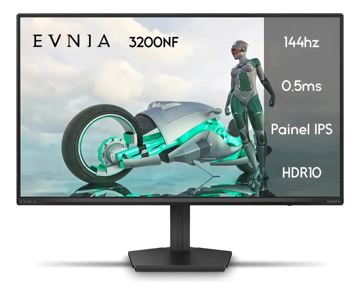 Monitor Gamer Phillips 24 Evnia Ips 144hz 0.5ms Wide Fullhd