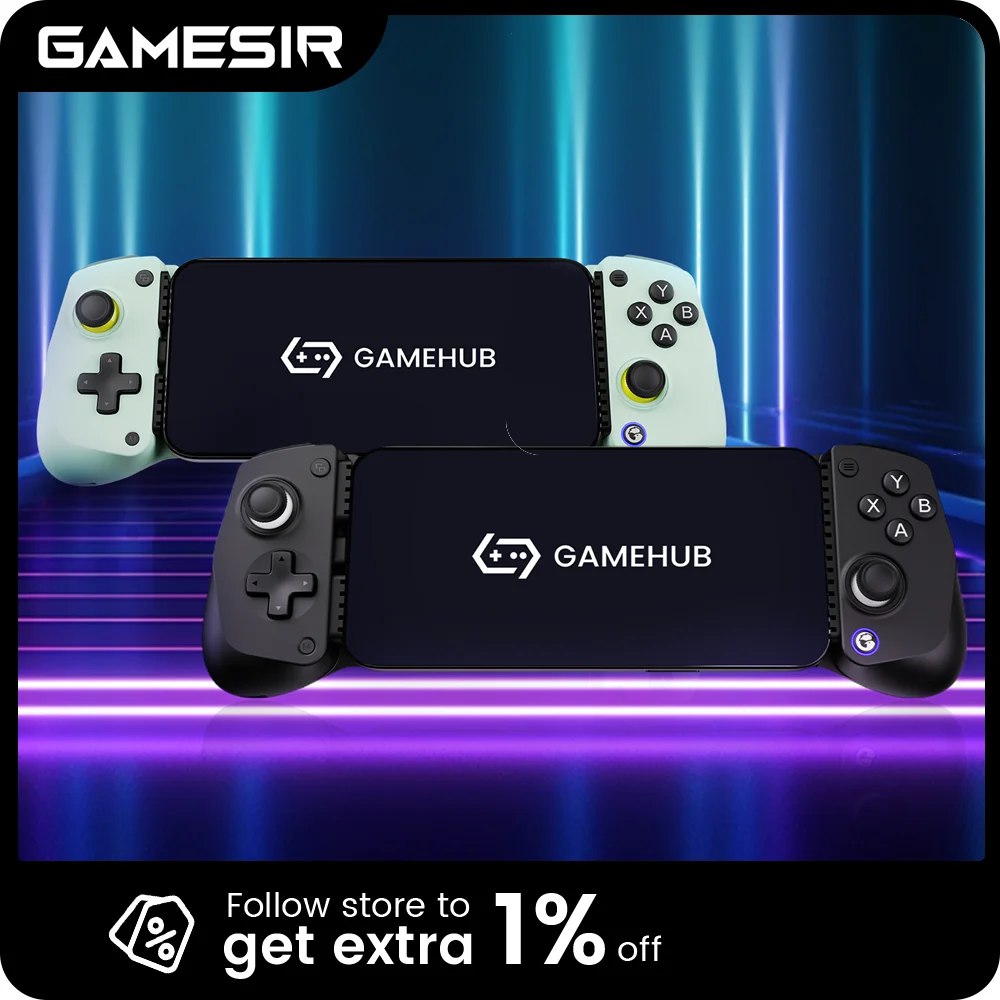 Controle Gamepad GameSir X5 Lite USB-C Android iPhone 15/16 Mobile Hall Effect