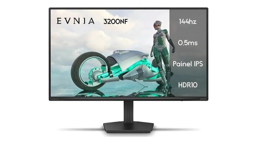Monitor Gamer Philips 24 Evnia Ips 144hz 0.5ms Wide Fullhd