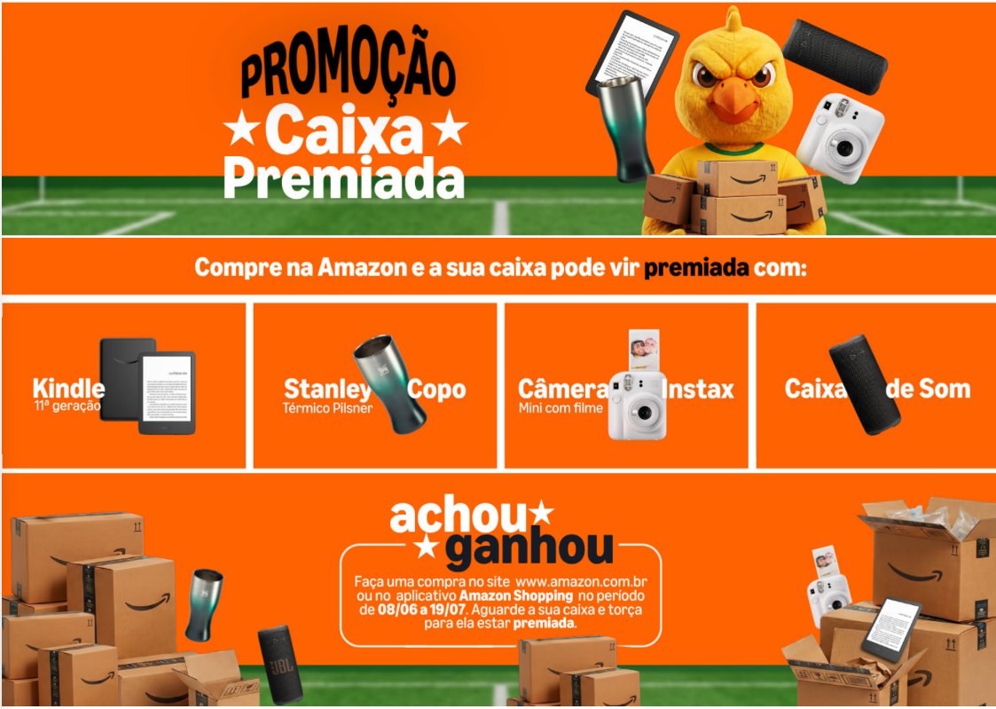 Promoção Caixa Premiada da Amazon