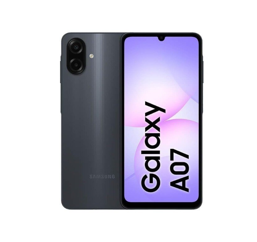 Celular Samsung Galaxy A07 128GB, 4GB, Câm. 50MP, Tela 6.7"- Preto