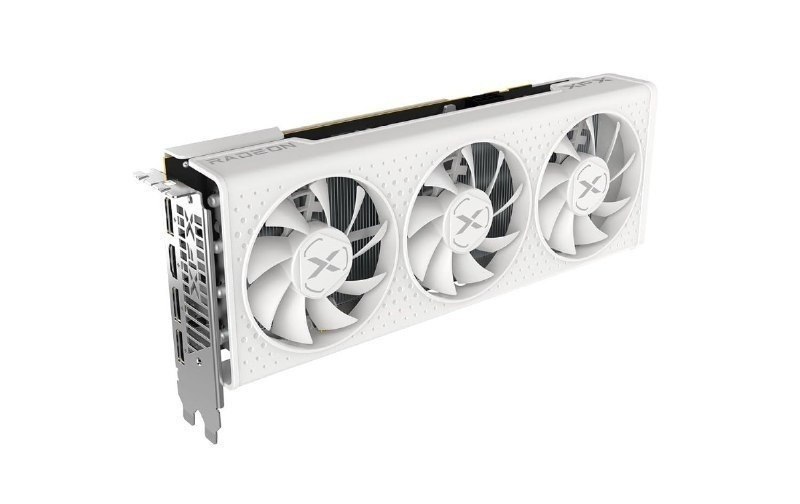 Placa de Vídeo XFX Speedster QICK308 Radeon RX 7600 White AMD Edition, 8GB, GDDR6, 128-bit - RX-76PQICKWY