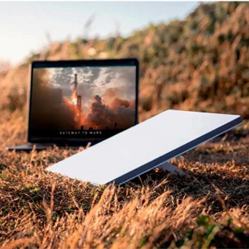 Kit De Internet Via Satelite Antena Starlink Mini Branco