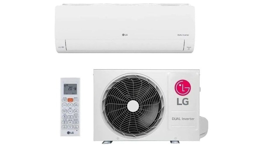 Ar Condicionado Inverter LG Dual Voice AI 12.000 Btus Frio R-32