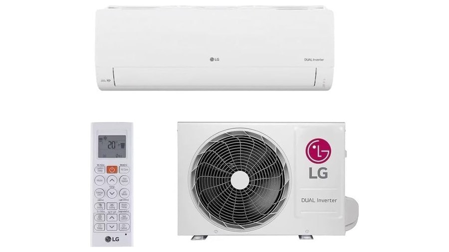 Ar Condicionado Split Dual Inverter LG Compact AI 9000 BTUs Frio 220V S3-Q09AAQAK
