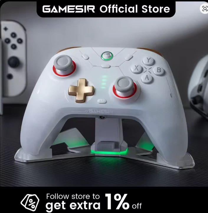 GameSir Cyclone 2 Multi-Platform Gaming Controller, Wireless for Nintendo Switch 2, PC, iOS, Android | Hall Effect, 6-Axis Gyro