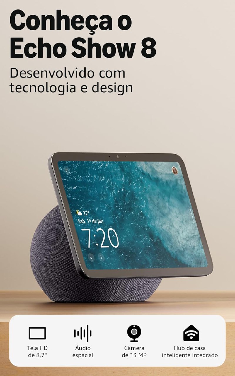 Amazon Echo Show 8 (geração 2025)