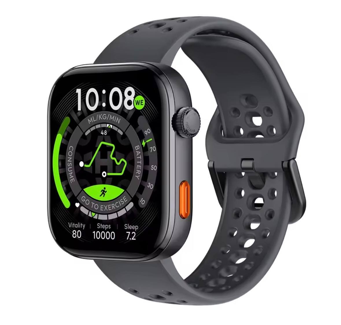 Smartwatch HAYLOU Hyper com tela AMOLED de 1.97" Dual-Band GPS