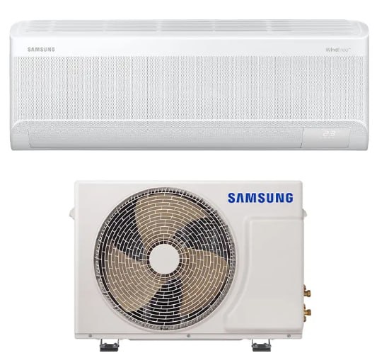 Samsung Ar-condicionado Split Inverter WindFree AI 12.000 BTUs Frio Sem Vento AR12DYFAAWKNAZ 220V
