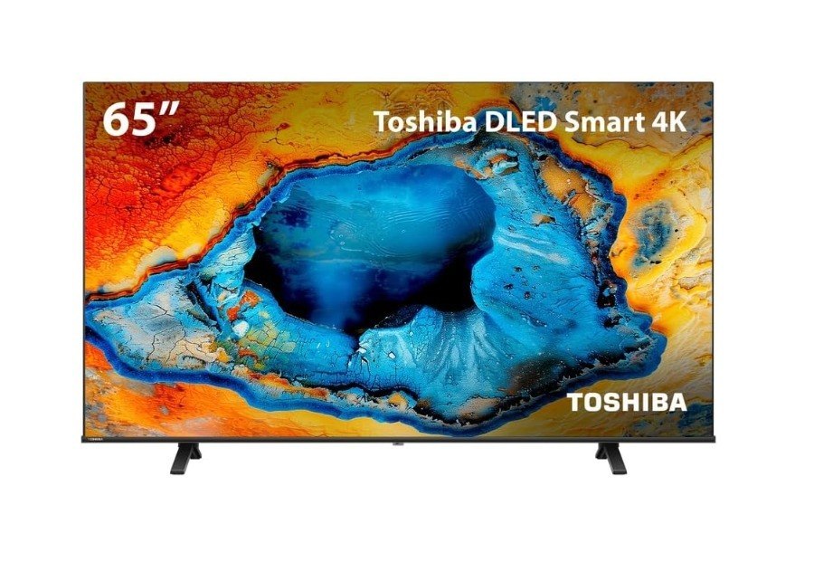 Smart TV DLED 65" 4K Toshiba 65C350NS VIDAA 4 HDMI 2 USB Wi-Fi - TB032M