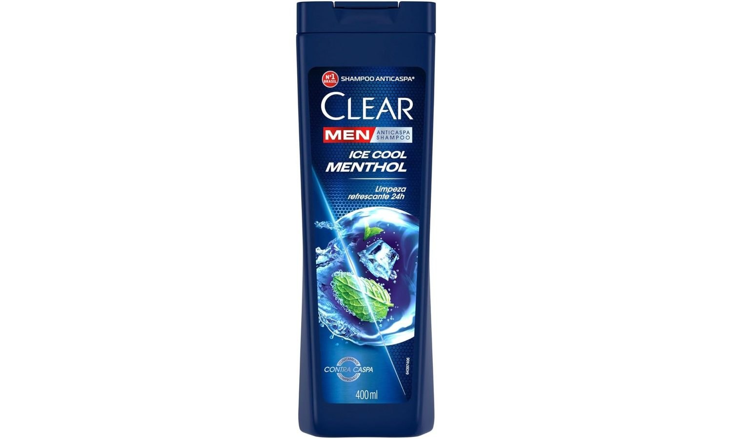 Clear Men Shampoo Anticaspa Ice Cool Menthol 400ml