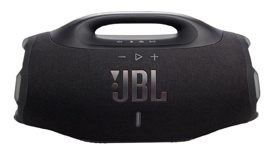 JBL, Caixa de Som, Boombox 4, Bluetooth, Som JBL Pro, AI Sound Boost, Graves Personalizáveis, Bateria de até 34h, IP68, Áudio Lossless Preta