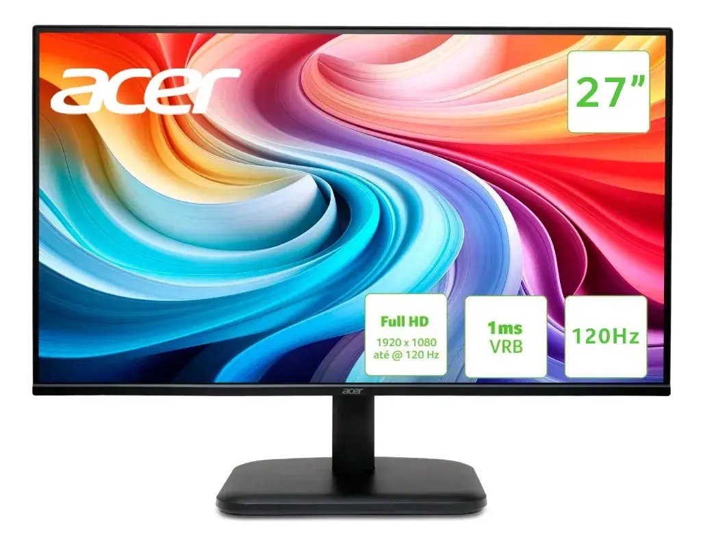 Monitor Acer Ek271 Gbi (VERSÃO DE 27 POLEGADAS)