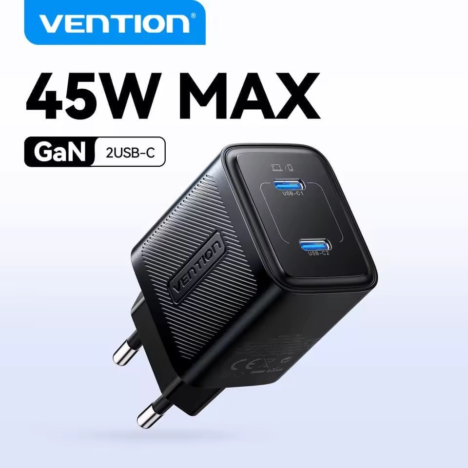 Carregador Vention 45w GaN