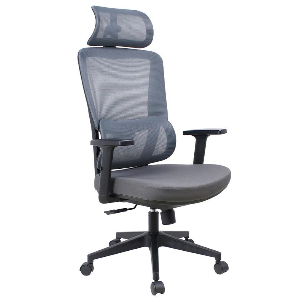Cadeira de Escritório Presidente Dr.Office Work Pro Giratória, Mesh Respirável, Braço Ajustável
