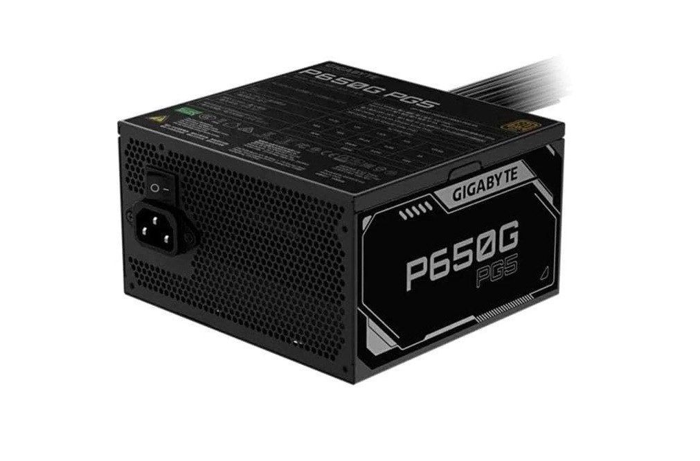 Fonte Gigabyte P650g Pg5, 650w, 80 Plus Gold, Pfc Ativo, Preto