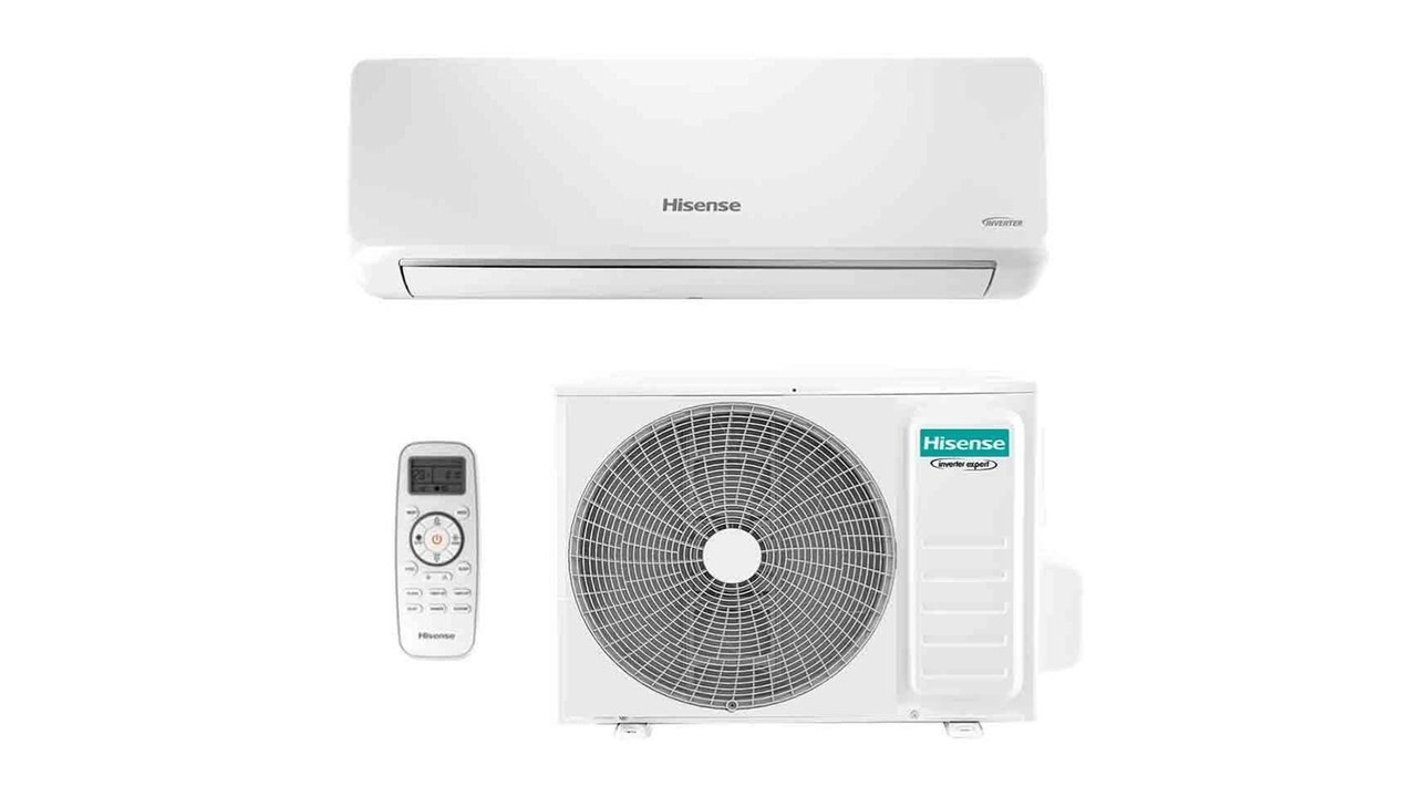 Ar Condicionado Split Inverter Hisense R-32 Hi-wall 9.000 BTUs Quente e Frio Wi-Fi 220v