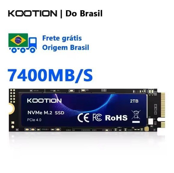 SSD NVME 2TB Kootion X16 Plus 7400MB/s