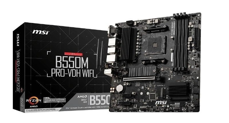 Placa-Mãe MSI B550M PRO-VDH WIFI