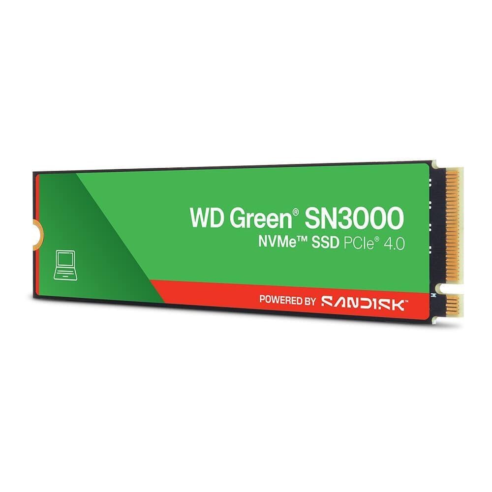 SSD 1TB M.2 NVMe PCIe 4.0 Western Digital Sn3000 Velocidade de Leitura e Gravação 5000/4200 MB/s WDS100T4G0E-00CPS0