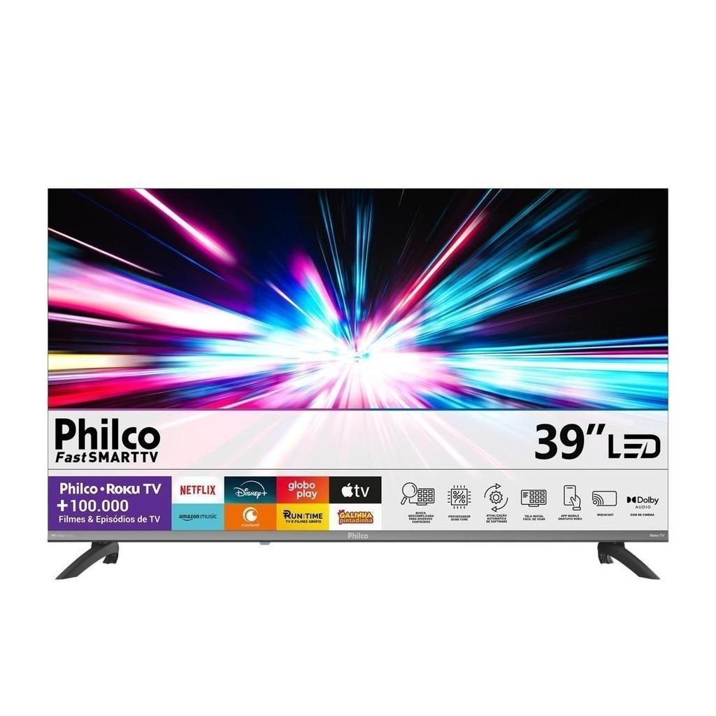 Smart TV 39" Philco Full HD TV Dolby Audio P39CRA