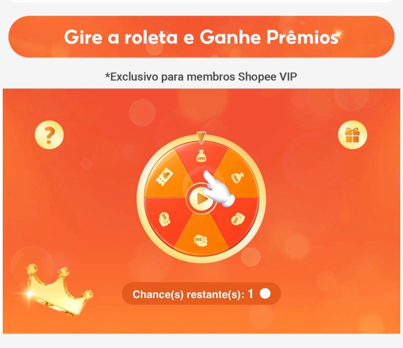 Nova Roleta Shopee Vip