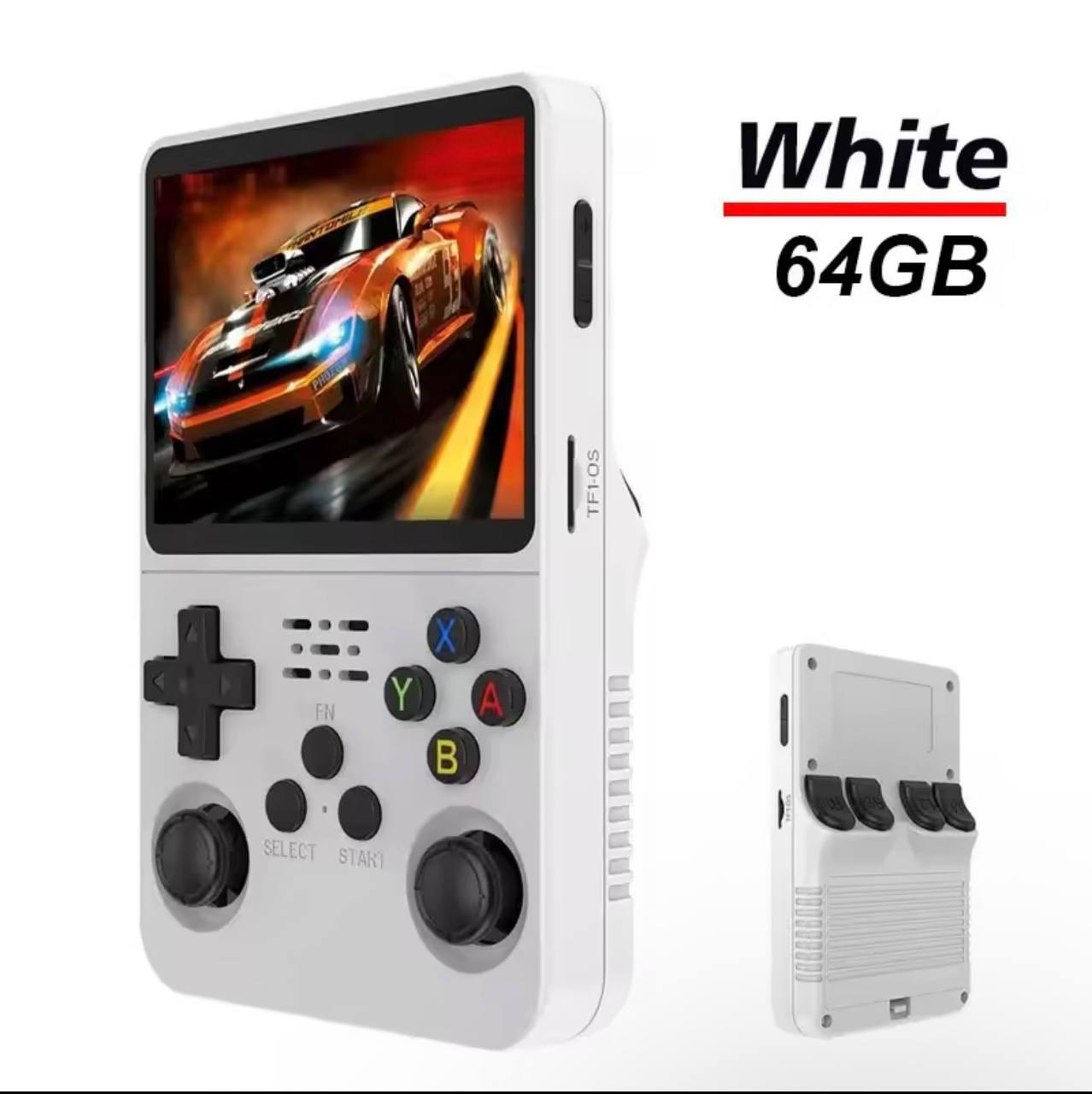 Console Portátil R36S 64GB (BRANCO)