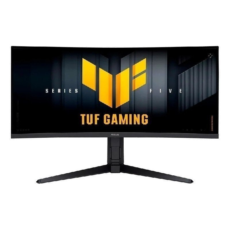 Monitor Gamer Curvo ASUS TUF 34"", WQHD, 250Hz, 0.5ms, Fast VA, FreeSync Premium, Altura Ajustável, Som Integrado
