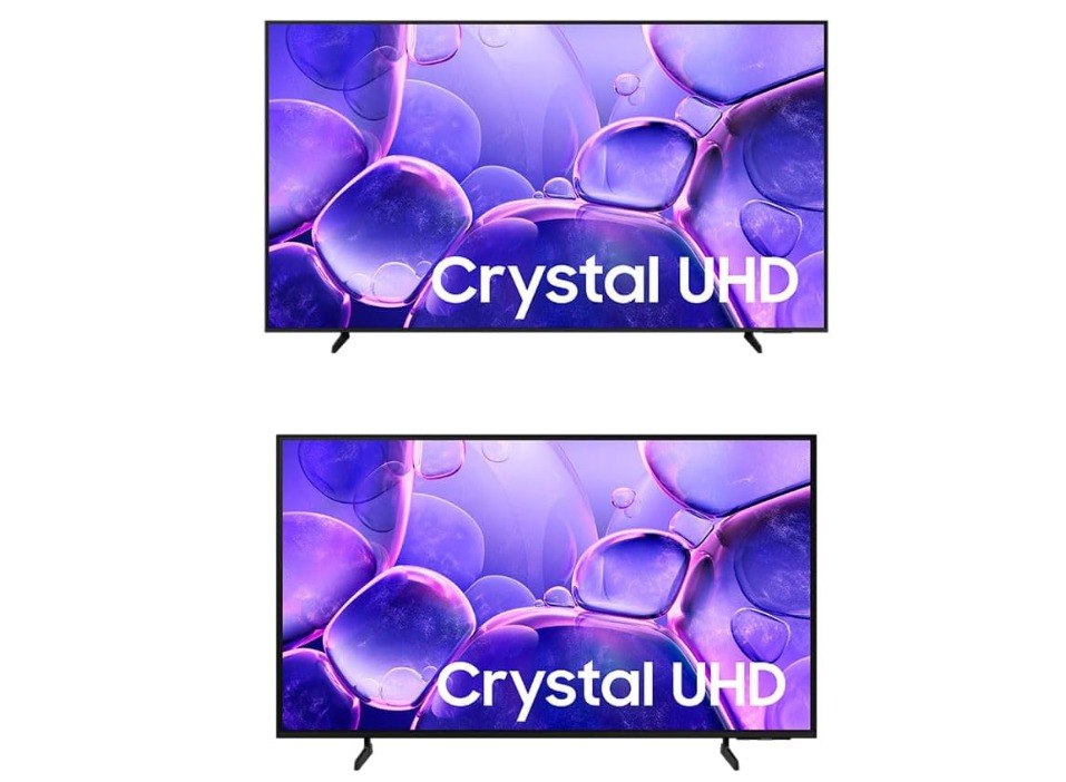 Smart TV 85" Crystal UHD 4K + Smart TV 55" Crystal UHD 4K U8600F