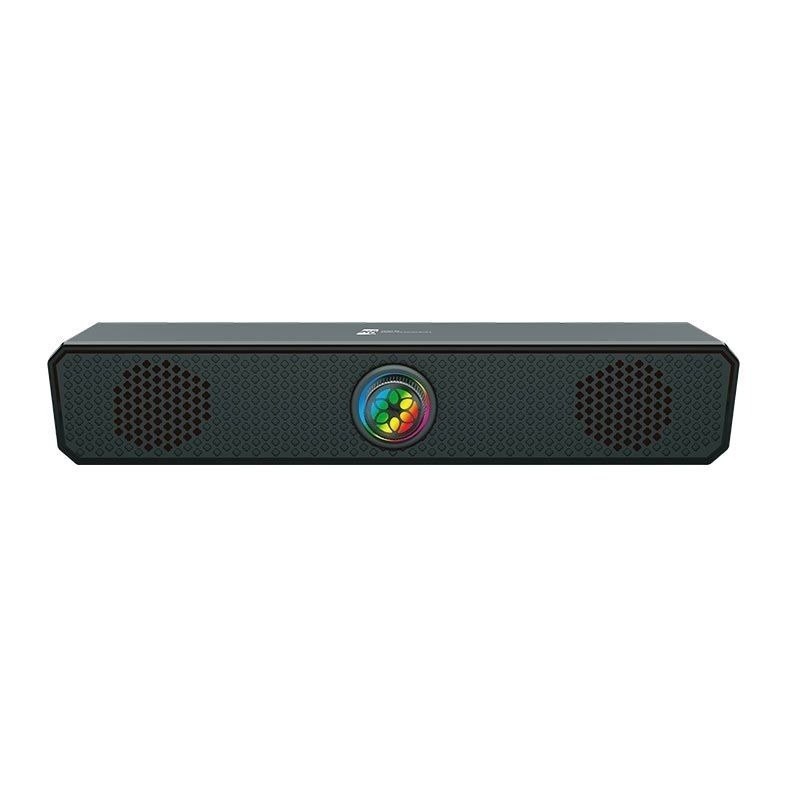 Caixa de Som R8 SP04, 2x3W RMS, USB, Preto, R8-SP04-RBW-V2