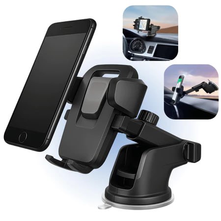 Suporte Veicular Celular Trava Automática 360