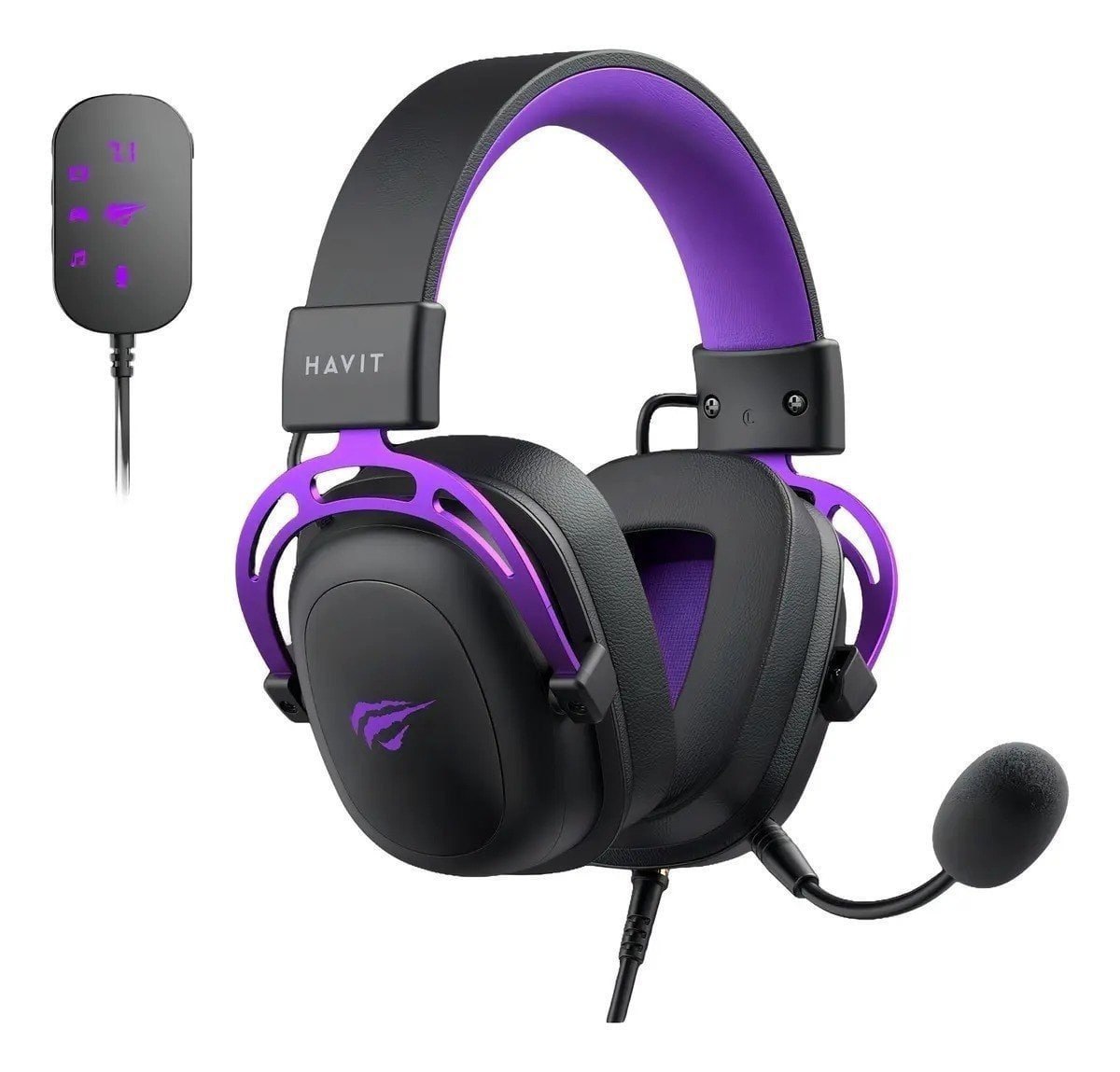 Headset Gamer Havit H2002c+u Usb P2 Drivers 53mm