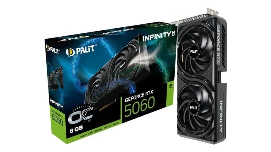 Palit RTX 5060 Infinity 2 OC 8GB GDDR7 HDMI 3XDP (NE75060V19P1-GB2063L)