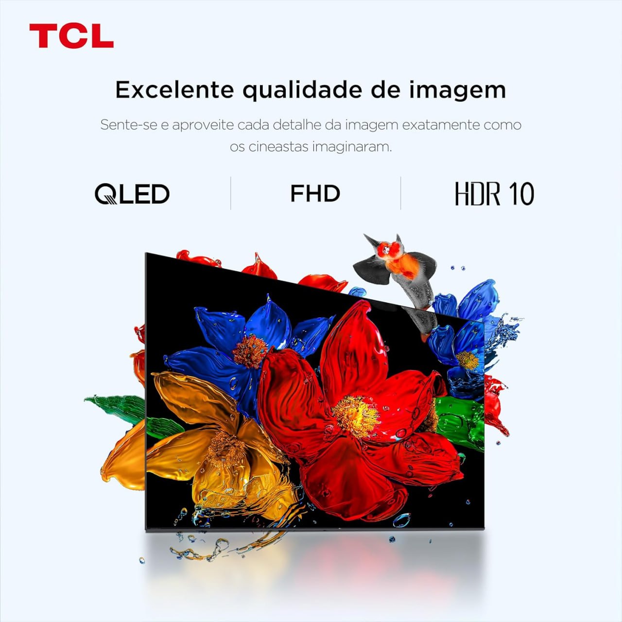 TCL Smart TV 32 Polegadas HD QLED WiFi Bluetooth Google TV 32S5K