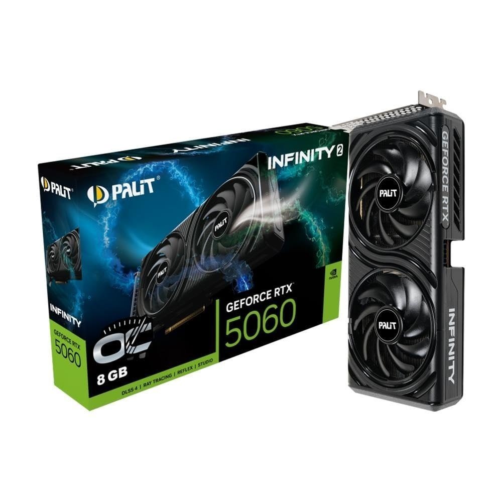 Palit RTX 5060 Infinity 2 OC 8GB GDDR7 HDMI 3XDP (NE75060V19P1-GB2063L)