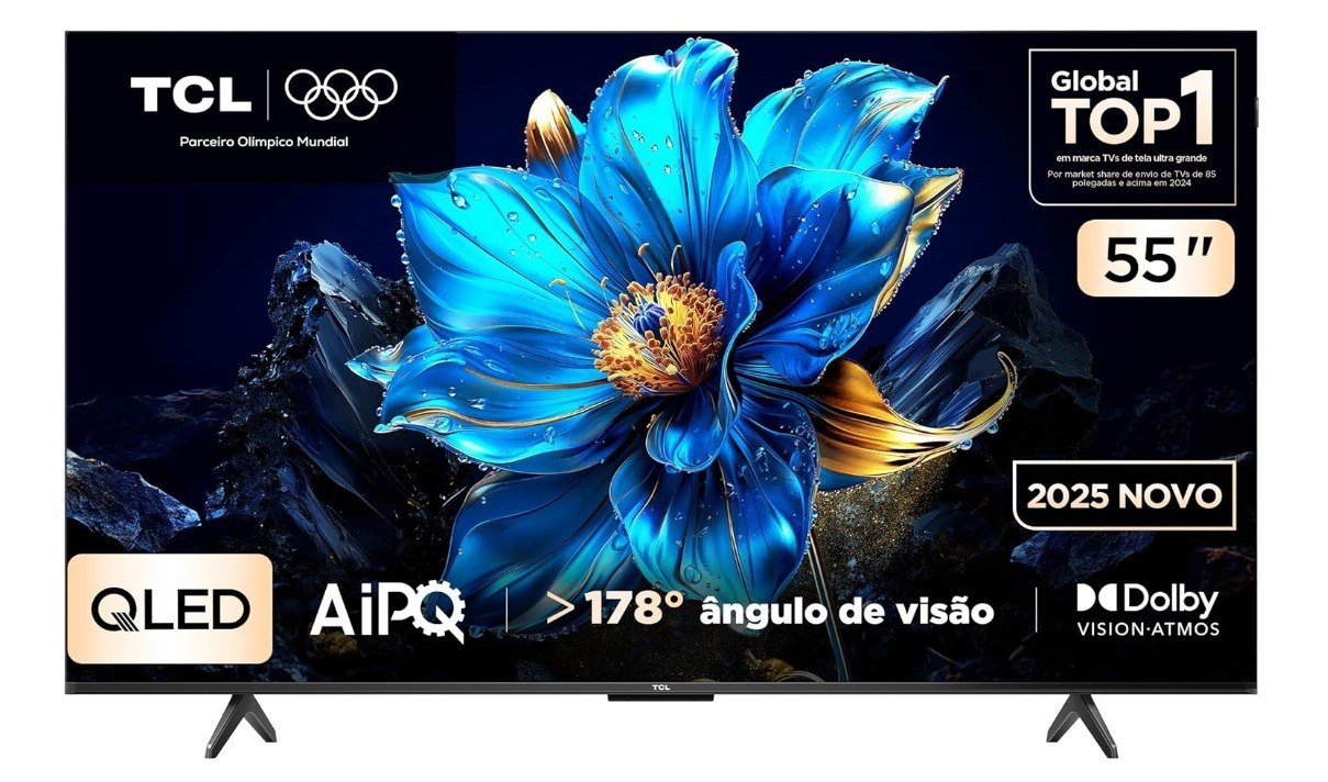 Smart TV TCL 55 Polegadas QLED 4K P7K