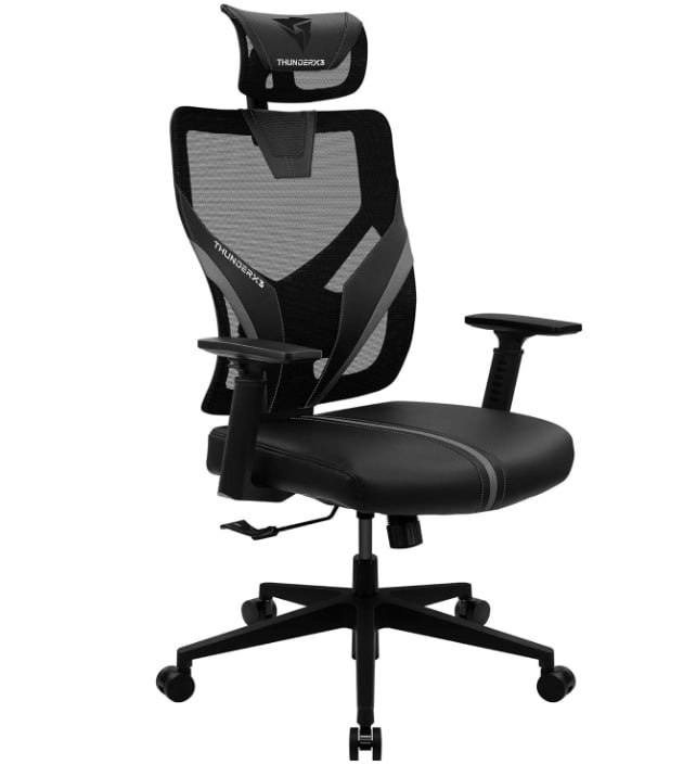 ThunderX3, Cadeira Ergonomic, YAMA1BK, Preto