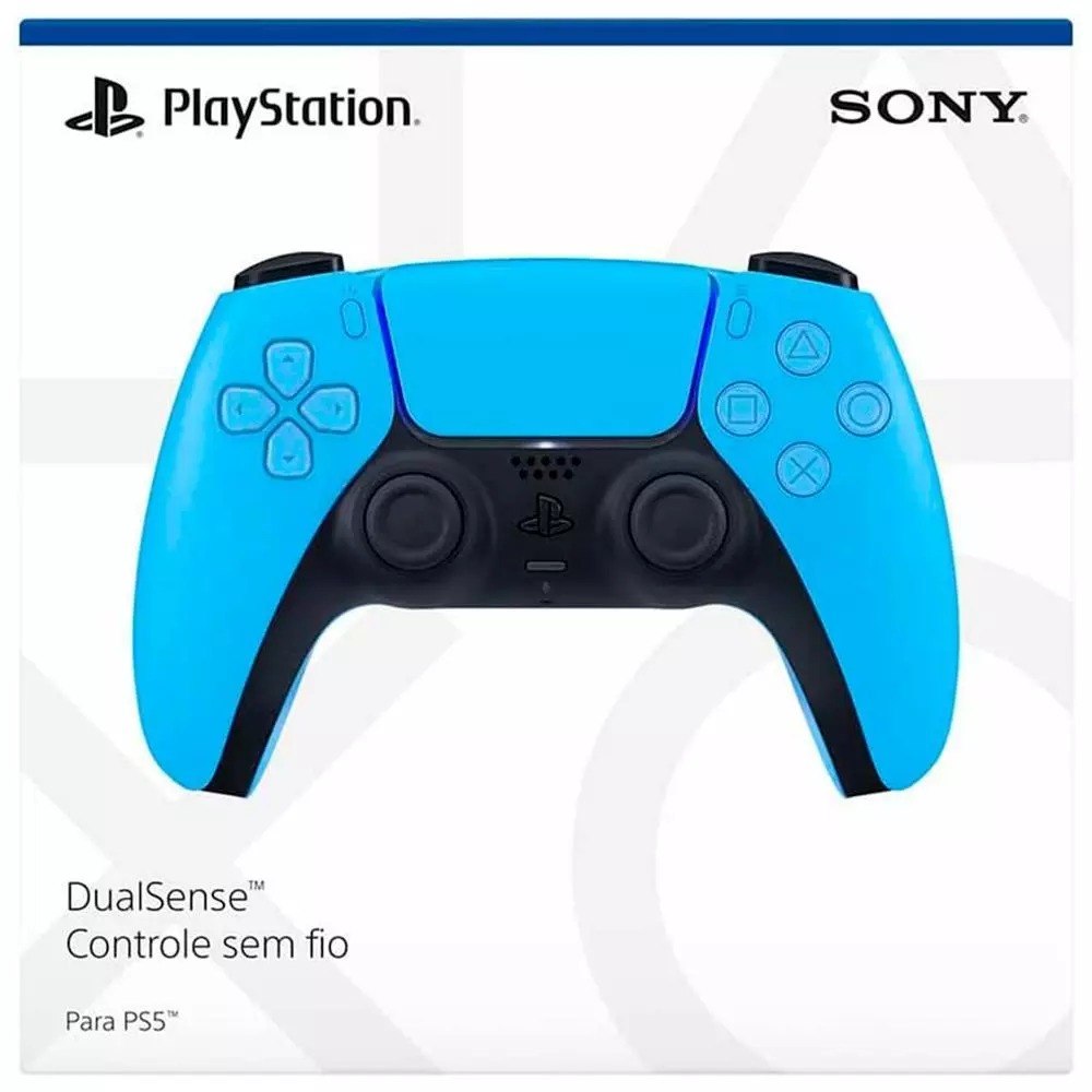Controle Sem Fio DualSense PlayStation 5 Starlight Blue