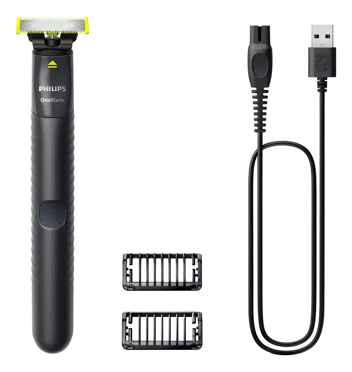 Aparador e raspador OneBlade com 2 pentes, à prova dágua, bivolt
