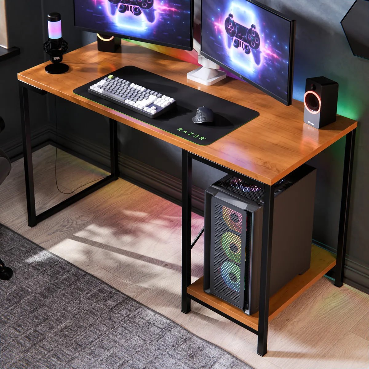 Escrivaninha Gamer Industrial Maxído Brasil