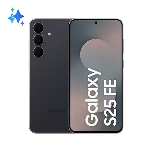 Samsung Galaxy S25 FE 5G, 128GB, 8GB, Câmera Tripla - Jet Black