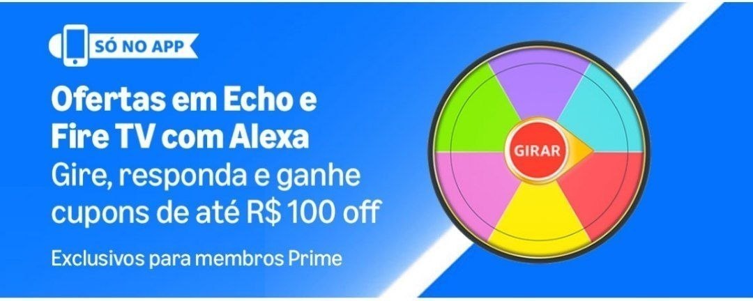 ROLETA PREMIADA AMAZON NO APP SOMENTE PARA SELECIONADOS