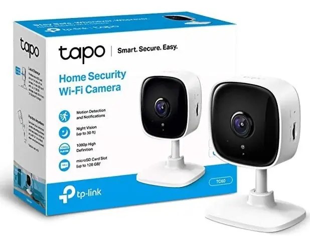 Câmera De Segurança Tp-link Tapo Tc60 1080p 3,3mm Branco