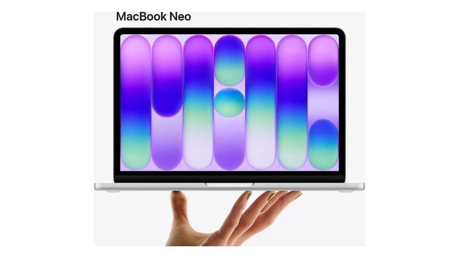 MacBook Neo Apple 13" Chip A18 Pro CPU de 6 núcleos GPU de 5 núcleos 8GB RAM 256GB Nota Fiscal
