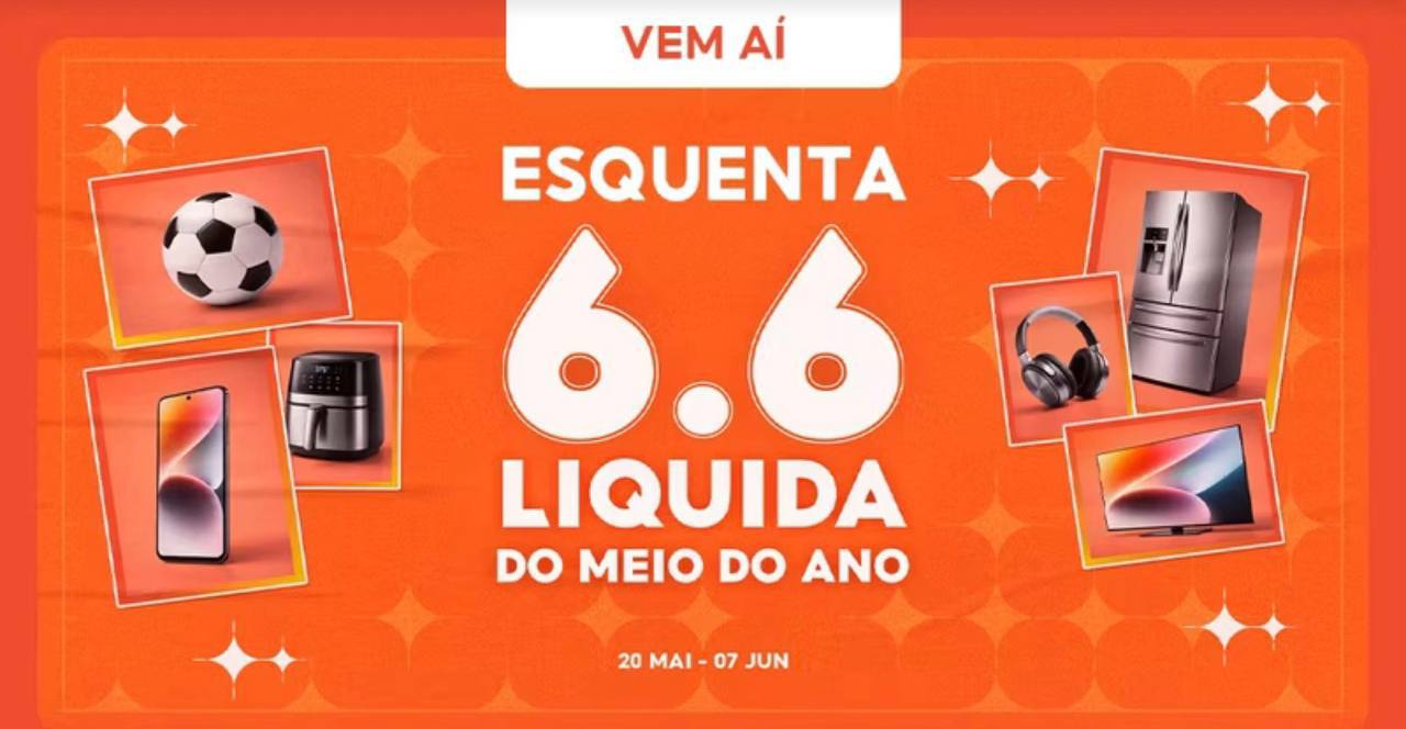COMEÇOOOU SHOPEE ESQUENTA 6.6